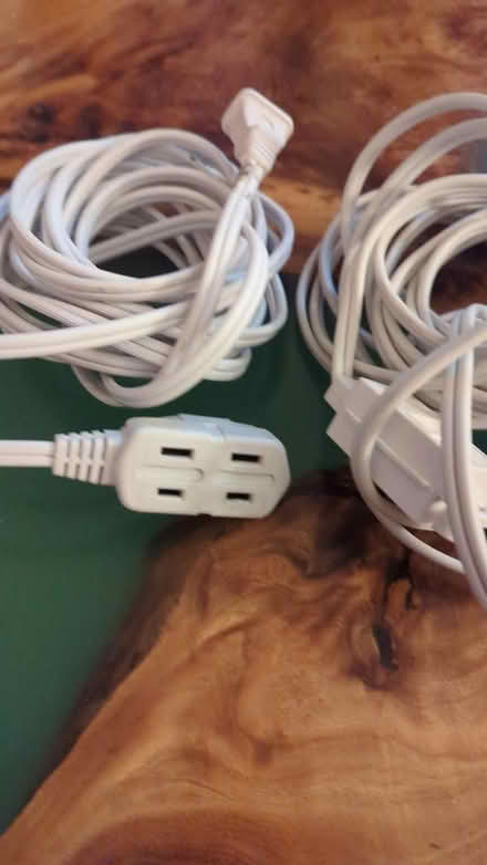 Photo of free Three white extension cords (Union Square) #2