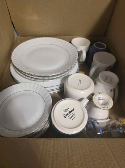 Photo of free Plates, cup and glasses (SG18) #1