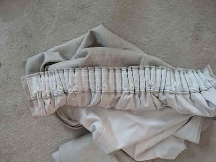Photo of free Pair fabric curtains in good condition (Portslade by Sea BN3) #2