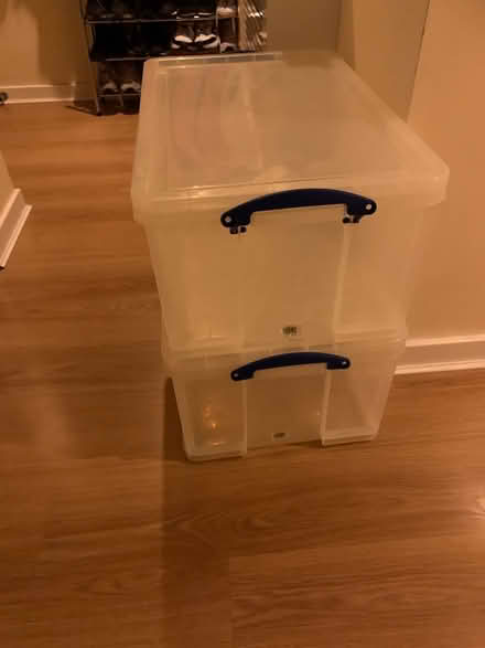 Photo of free Plastic storage boxes (Crawley RH10) #1