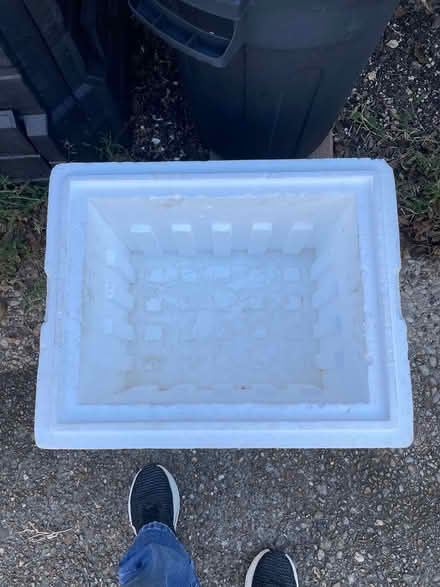 Photo of free Large styrofoam ice chest (Woodway) #2