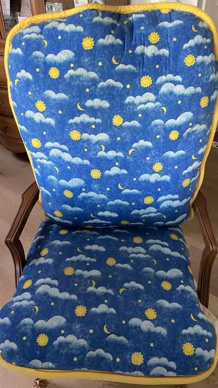 Photo of free Chair cushions & crib bumper (Fremont & 85) #1