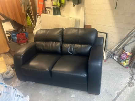 Photo of free Black sofa (castleknock Dublin15 area) #1