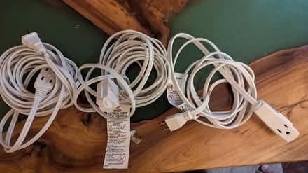 Photo of free Three white extension cords (Union Square) #1