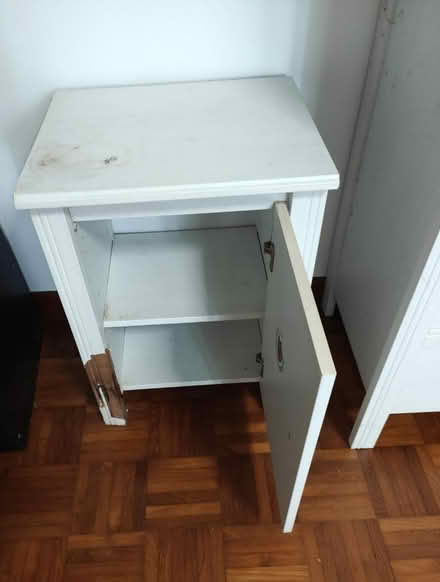 Photo of free White bedside table (Pasir Panjang Road) #1