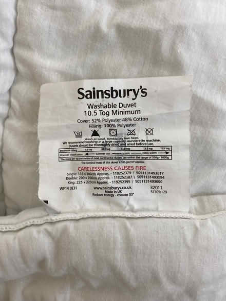 Photo of free Kingsize Duvet (Lower Wolvercote OX2) #1
