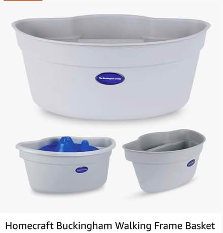 Photo of Buckingham Caddy - grey clip on tray for Zimmer frame (Cornhill on Tweed TD12) #1