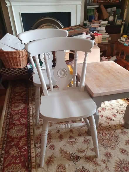 Photo of free Kitchen chairs and side table (Ashbourne DE6 1) #1