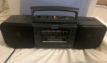 Photo of free Boom Box with cassette tape deck (Ridley Park) #1