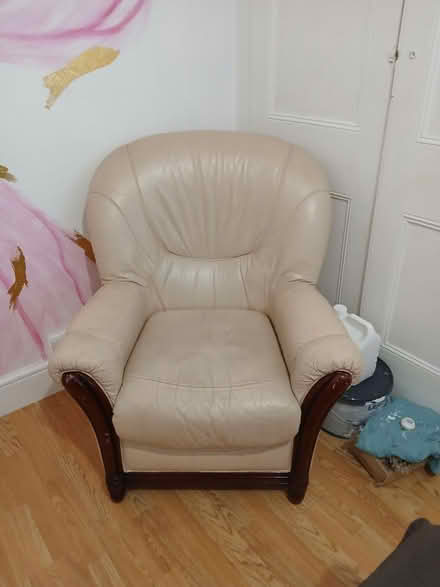 Photo of free Two leather arm chairs (Gillingham ME7) #2