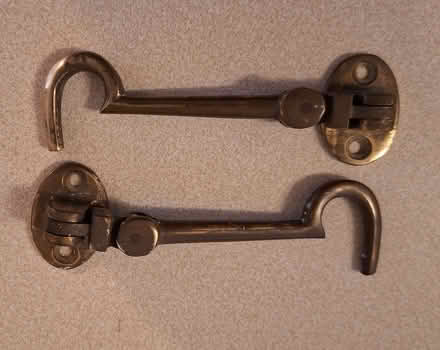 Photo of free Two brass cabin hooks (Epping CM16) #1