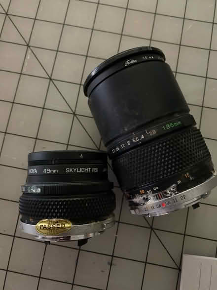 Photo of free 2 old camera lenses (Ashby & Sacramento) #1