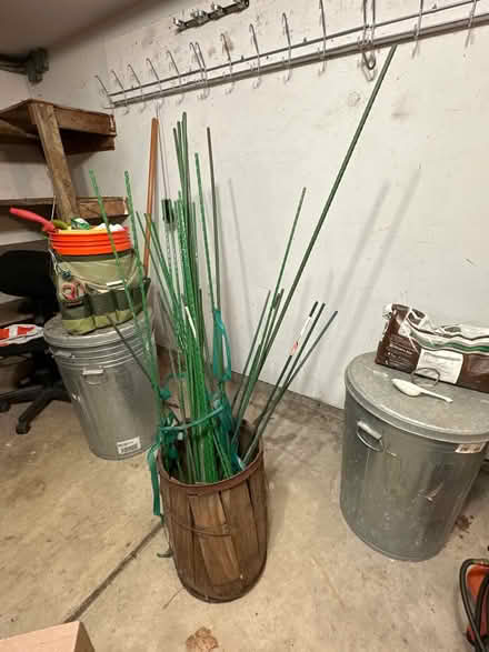 Photo of free Garden stakes. Various sizes (Wattles and Squirrel) #1