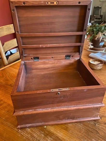 Photo of free wood jewelry box (west medford) #1