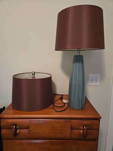 Photo of free Lamp & 2 lamp shades (West Raleigh, near 440) #1