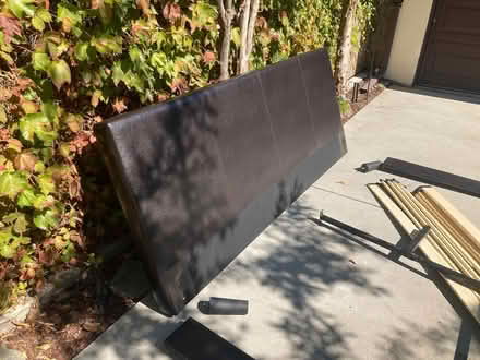 Photo of free King size bed frame and headboard (Van Nuys, near Valley College) #2