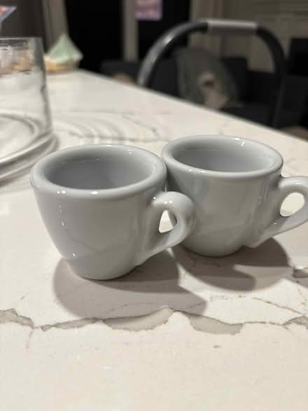 Photo of free two ceramic espresso cups saucers (Markham) #2