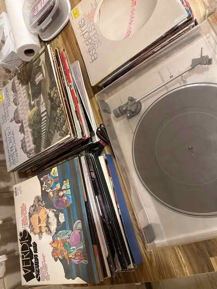 Photo of free Dual Turntable with vinyl Records (Birchmount and Lawrence) #2