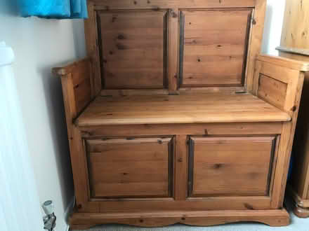 Photo of free Wooden settle with under seat storage (Heybridge CM9) #1