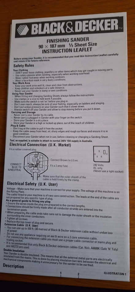 Photo of free Sander (Beulah Hill SW16) #2