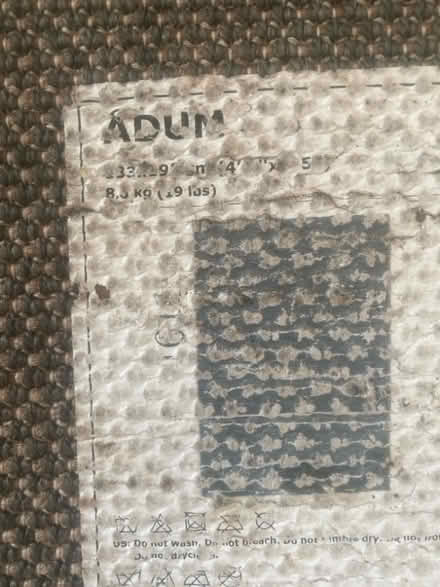 Photo of free IKEA modern rug in grey (Whitworth Halls of Residence M14) #3