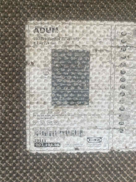 Photo of free IKEA modern rug in grey (Whitworth Halls of Residence M14) #2