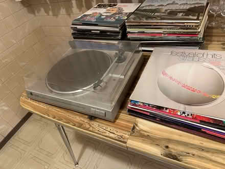 Photo of free Dual Turntable with vinyl Records (Birchmount and Lawrence) #1