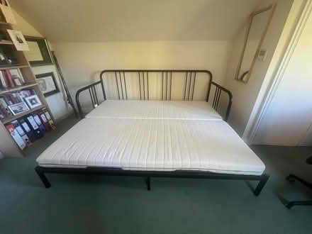 Photo of free Sofa/double bed (Near Newtown, Powys LD1) #3