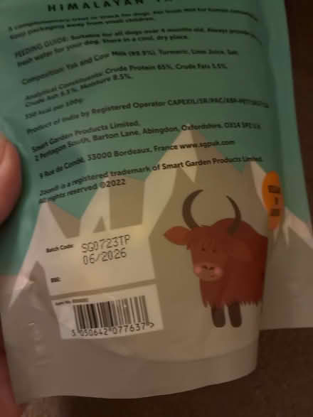 Photo of free Dog treats (yak popcorn) (Layham IP7) #2