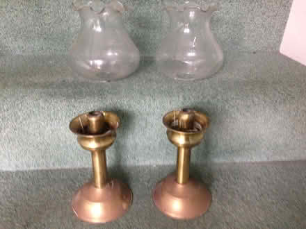 Photo of free Brass candlestick holders (Oakridge RG21) #2