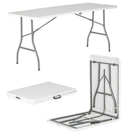 Photo of Rectangle Folding Trestle Table (Holloway, N7) #1