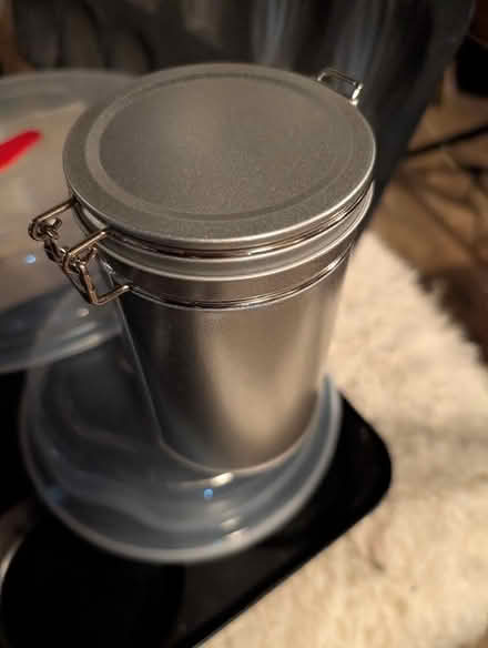 Photo of free Madeleine &Yorkshire pud tins coffee storage tin food cover (Hyssington SY15) #4