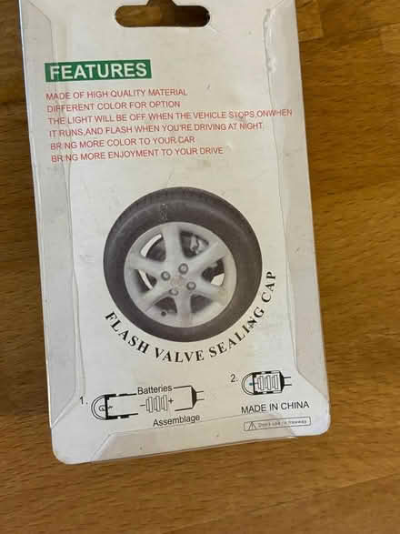 Photo of free Light up tire valve sealing cap (Redwood City, Mt. Carmel) #1