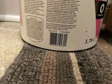 Photo of free Unopened can of ceiling paint (McKellar Park/Westboro) #2