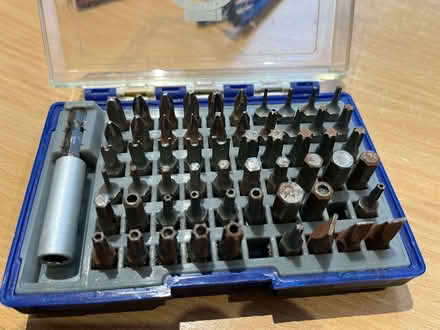 Photo of free Box of screwdriver bits (rusty) (Darby Green GU46) #1
