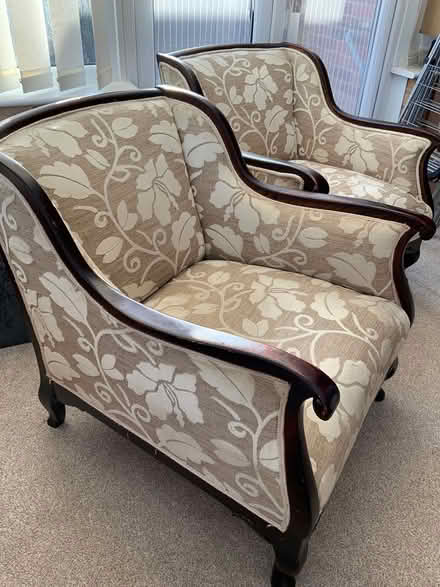 Photo of free Two Arm Chairs - Vintage (Etwall DE65) #1