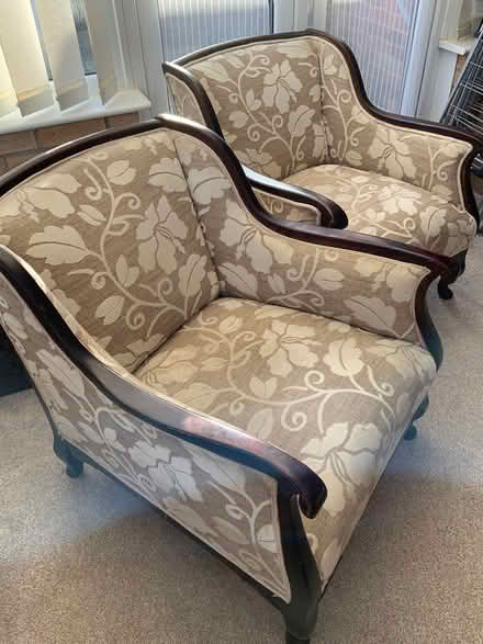 Photo of free Two Arm Chairs - Vintage (Etwall DE65) #2