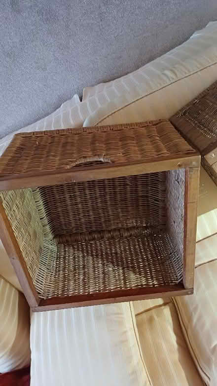 Photo of free Wicker storage boxes x 2 (Theale RG7) #1