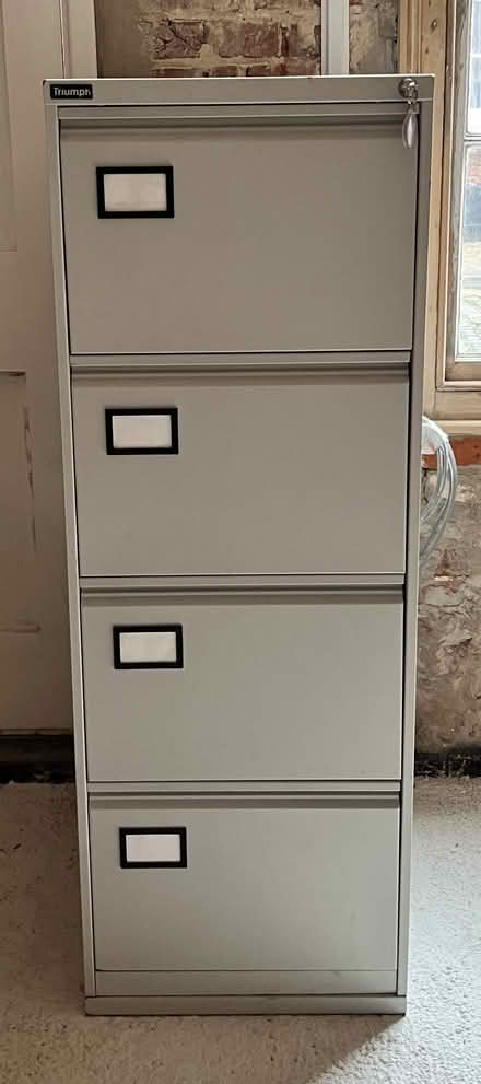 Photo of free Four drawer metal filing cabinet (NR3) #1