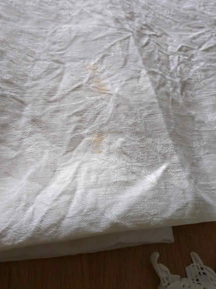 Photo of free 3 large vintage table cloths (Ickleford) #3
