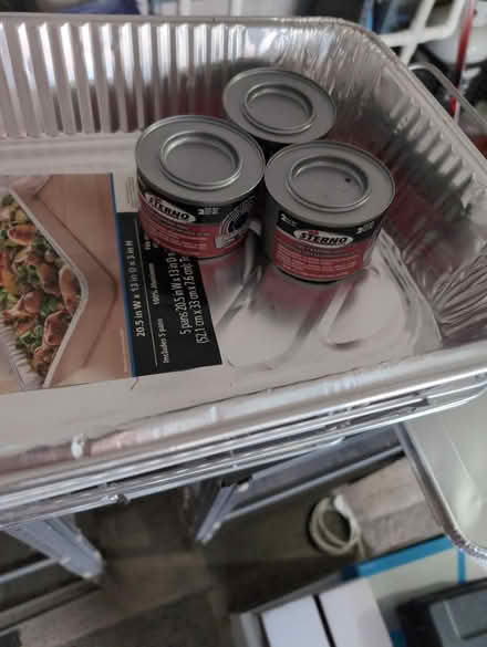 Photo of free Chafing Frames and Sterno (Salem, NH) #2