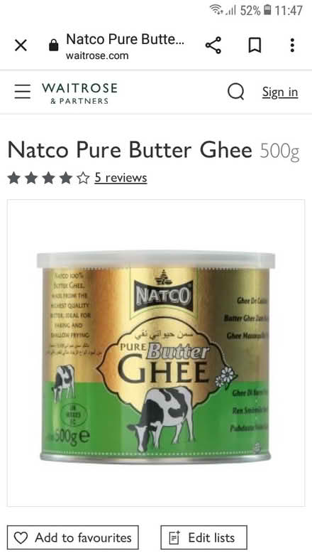 Photo of free Vegetable ghee (Pure butter) (TW9) #1