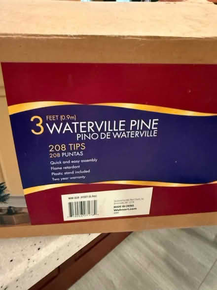 Photo of free 3’ Artificial Christmas Tree (Chelmsford, MA) #2