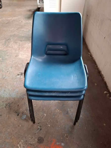 Photo of free Three stacking chairs (City Centre NR1) #2
