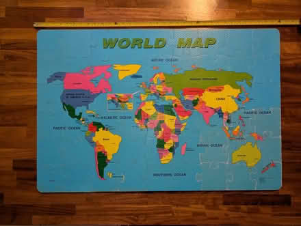 Photo of free World Map Jigsaw (Dun Laoghaire/glenageary) #1