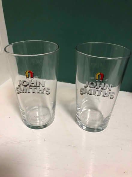 Photo of free 18 John Smiths Pint Glasses (Elkstone GL53) #1
