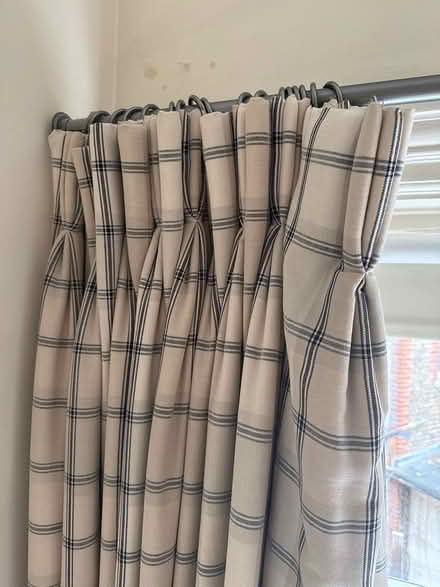 Photo of free Curtains 2 m tall with rail hooks (London W14) #3