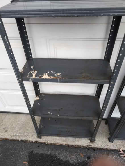 Photo of free Two metal shelving units (Salem, NH) #2