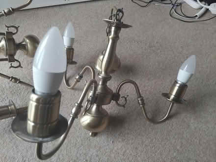 Photo of free Candelabra Ceiling Light Fittings (Chesham HP5) #2