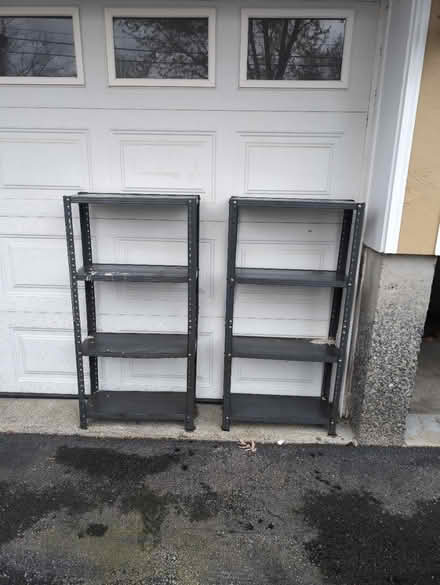 Photo of free Two metal shelving units (Salem, NH) #1